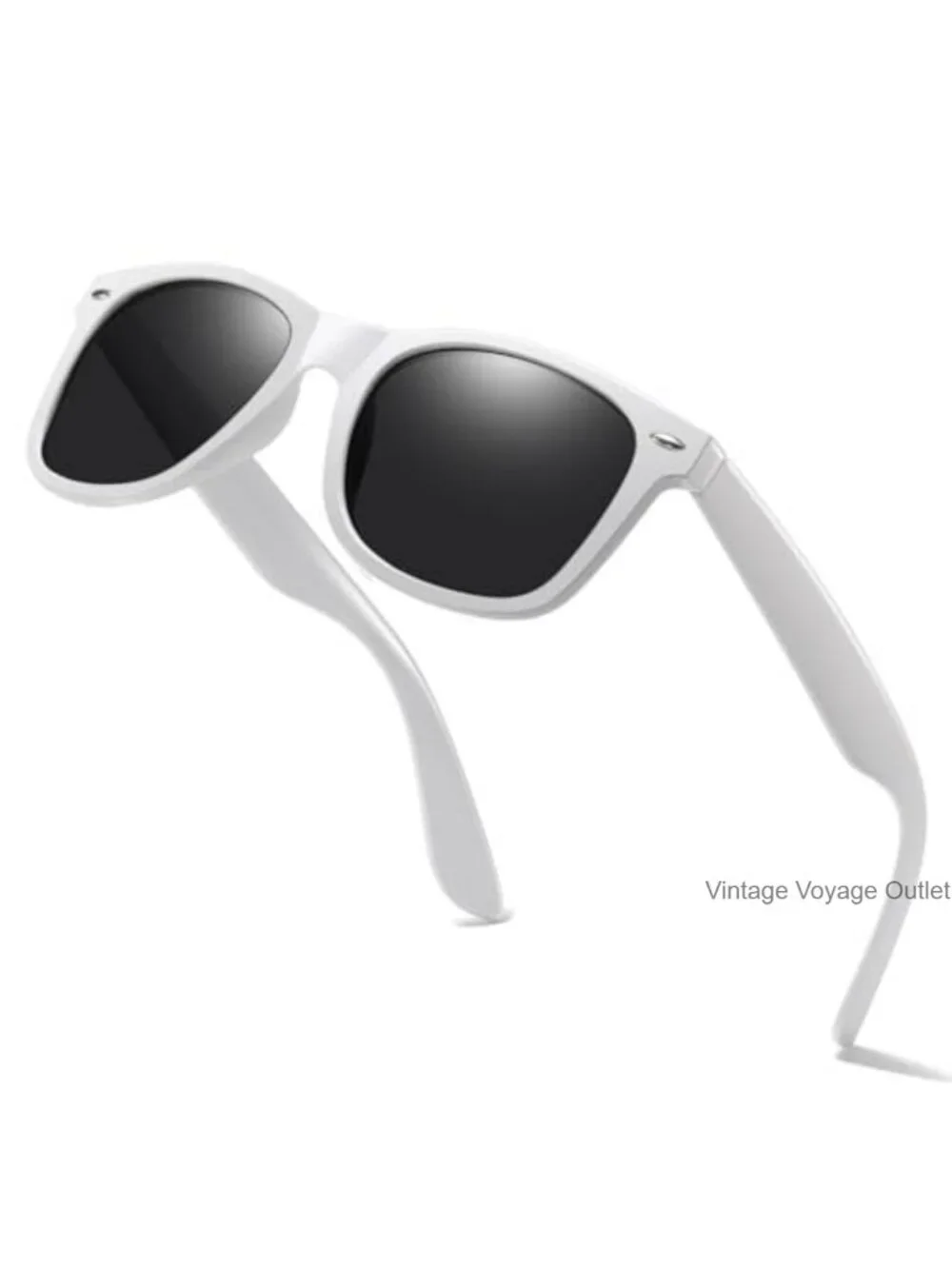 Retro Classic Square Frame Polarized Sunglasses UV400 for Men Women